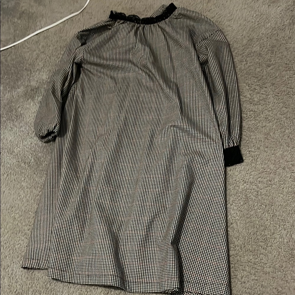 Chic teen xs Black and White and red Houndstooth Dress